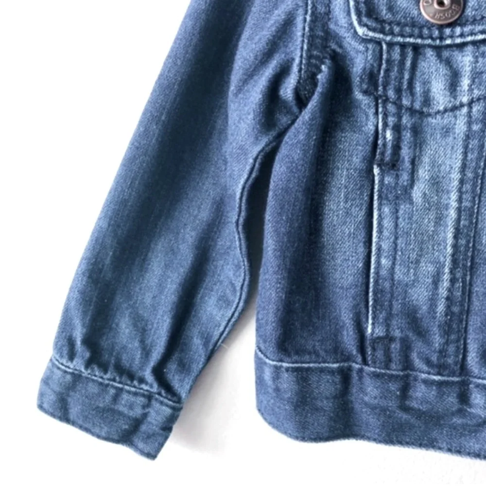 🩵 B’gosh Baby denim Jean jacket Button front in size 9 M JUST SO STINKIN CUTE
